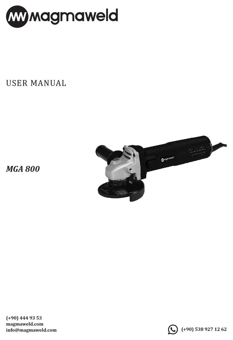 Magmaweld MGA 800 user manual