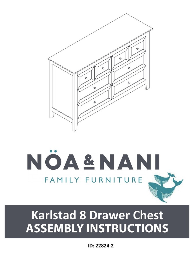NOA & NANI Karlstad 8 Drawer Chest User manual NOA & NANI Karlstad 8 Drawer Chest User manual