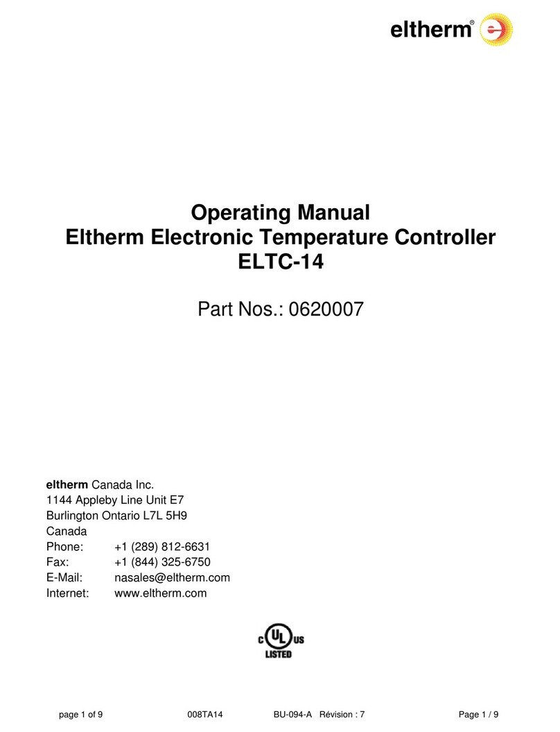 eltherm ELTC-14 User manual