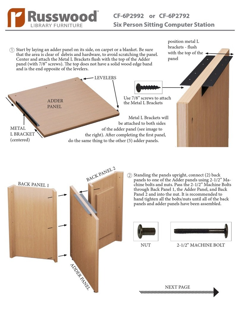 Russwood CF-6P2992 Assembly instructions