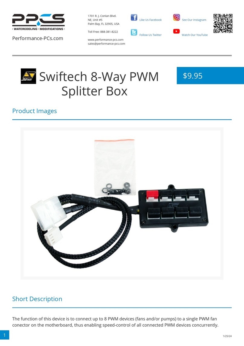 swiftech 8W-PWM-SPL manual