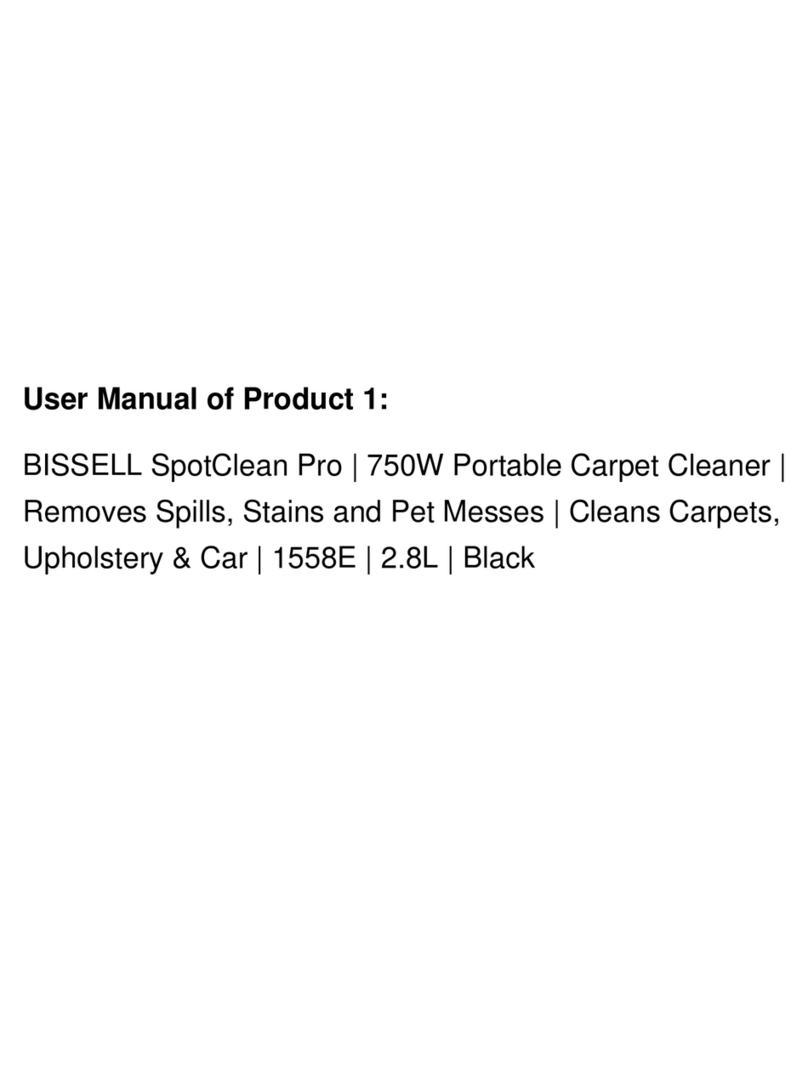 Bissell SPOTCLEAN PRO 1558E User manual