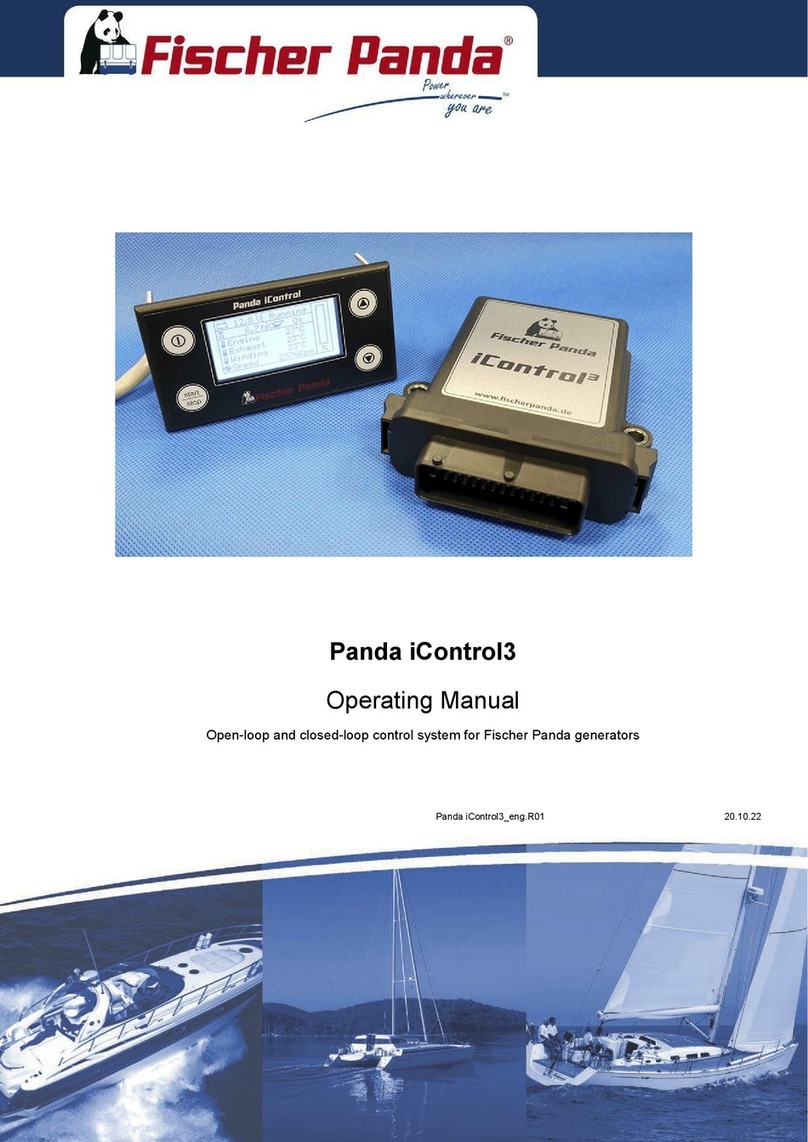 Fischer Panda iControl3 User manual