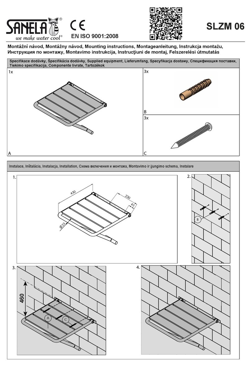 Sanela SLZM 06 Mounting instructions Sanela SLZM 06 Mounting instructions