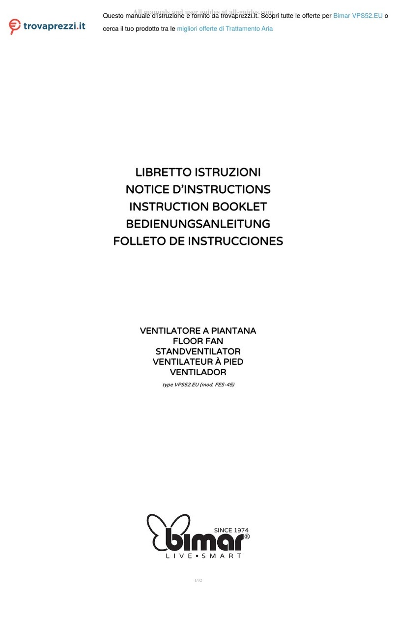 Bimar VPS52.EU Instruction booklet