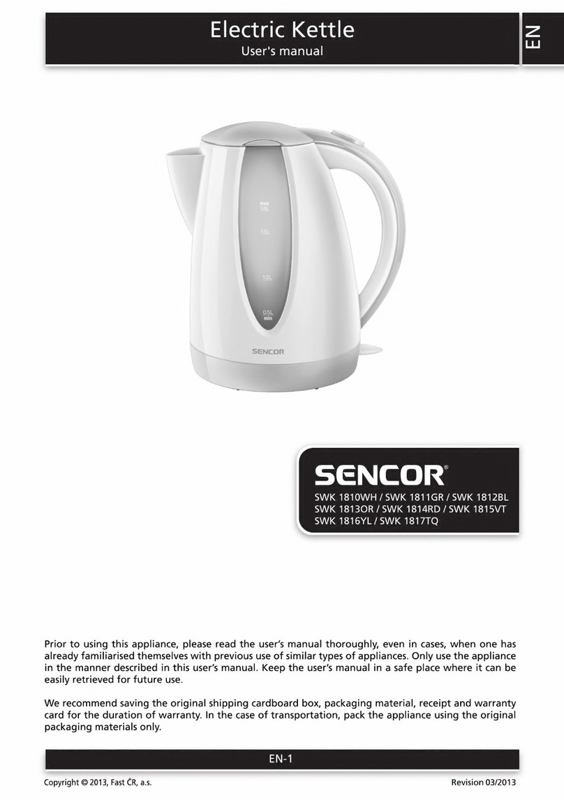 Sencor SWK 1813OR user manual
