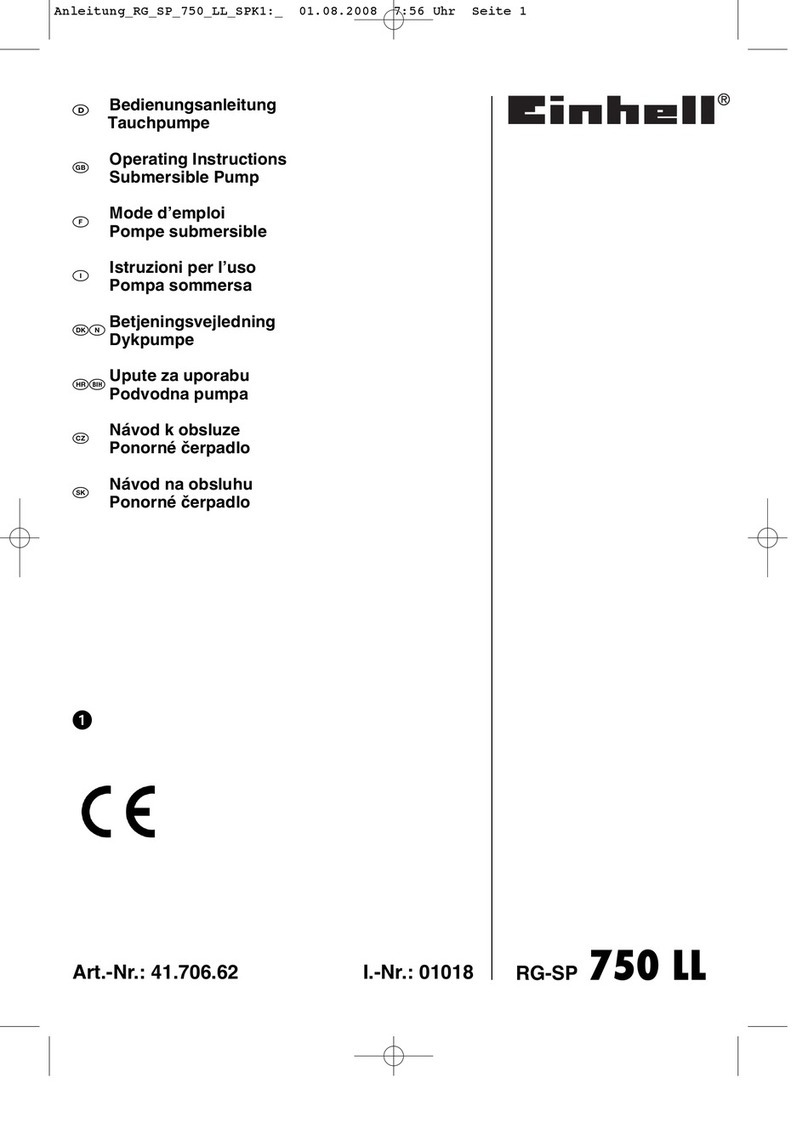 EINHELL RG-SP 750 LL User manual
