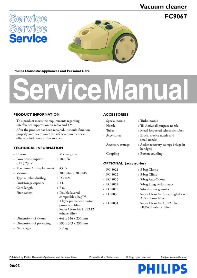 Philips FC9067 Service manual