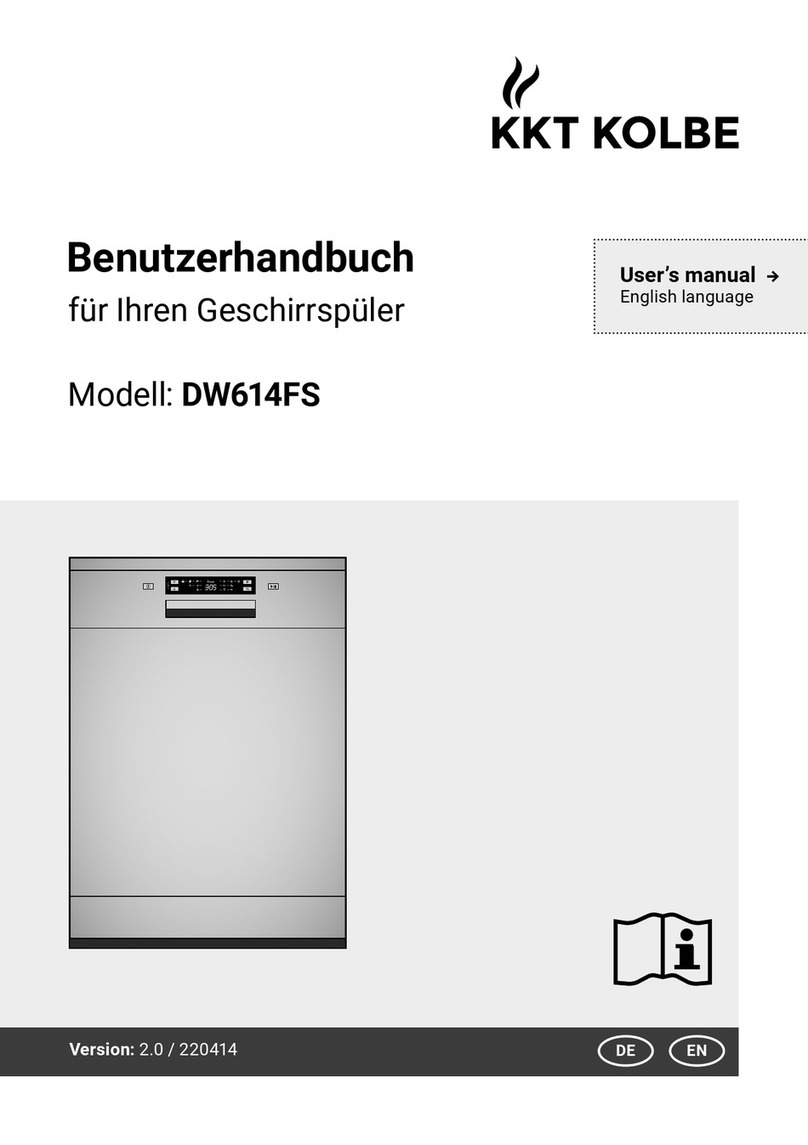 KKT KOLBE DW614FS User manual