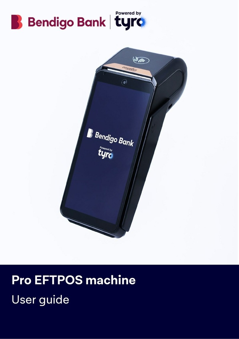 Tyro Bendigo Bank Pro user guide