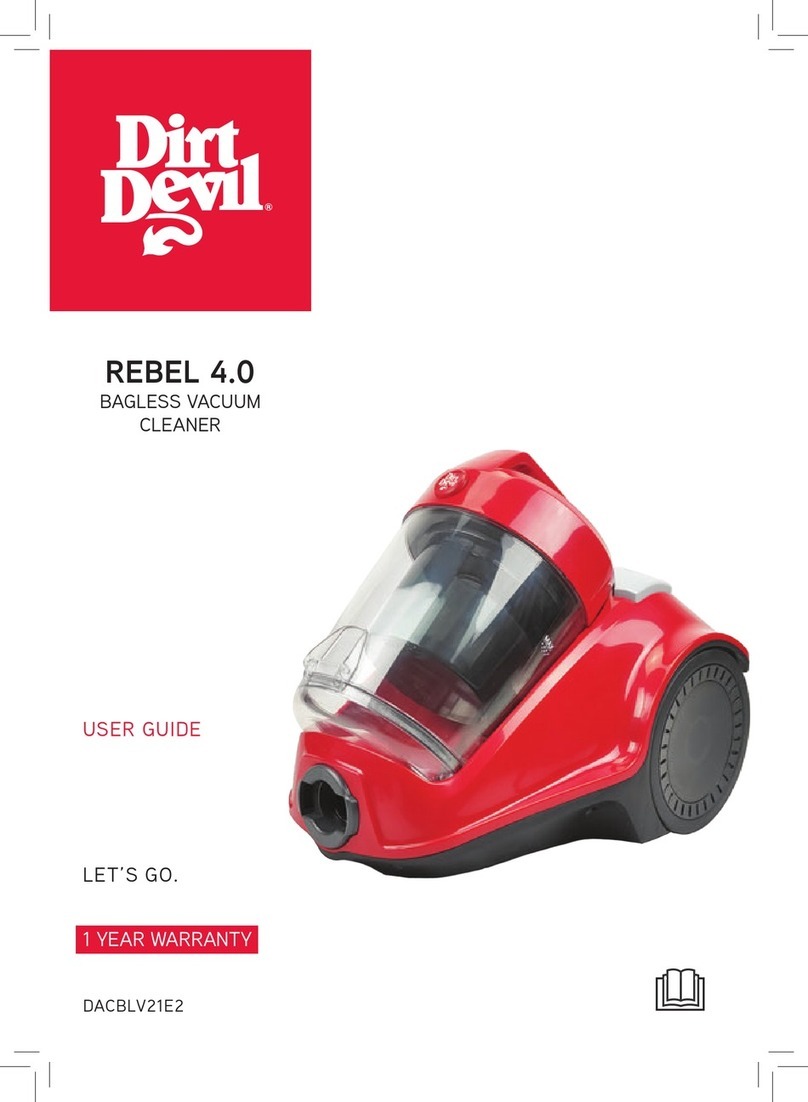 Dirt Devil REBEL 4.0 user guide