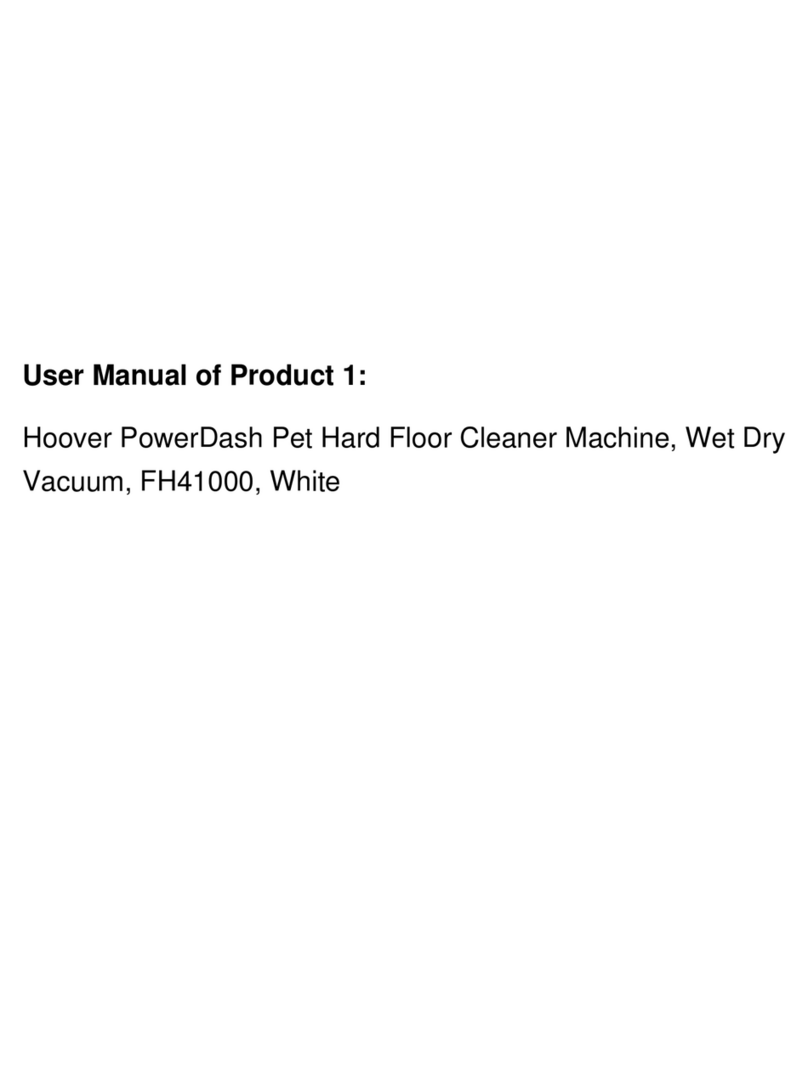 Hoover POWERDASH FH41000 User manual