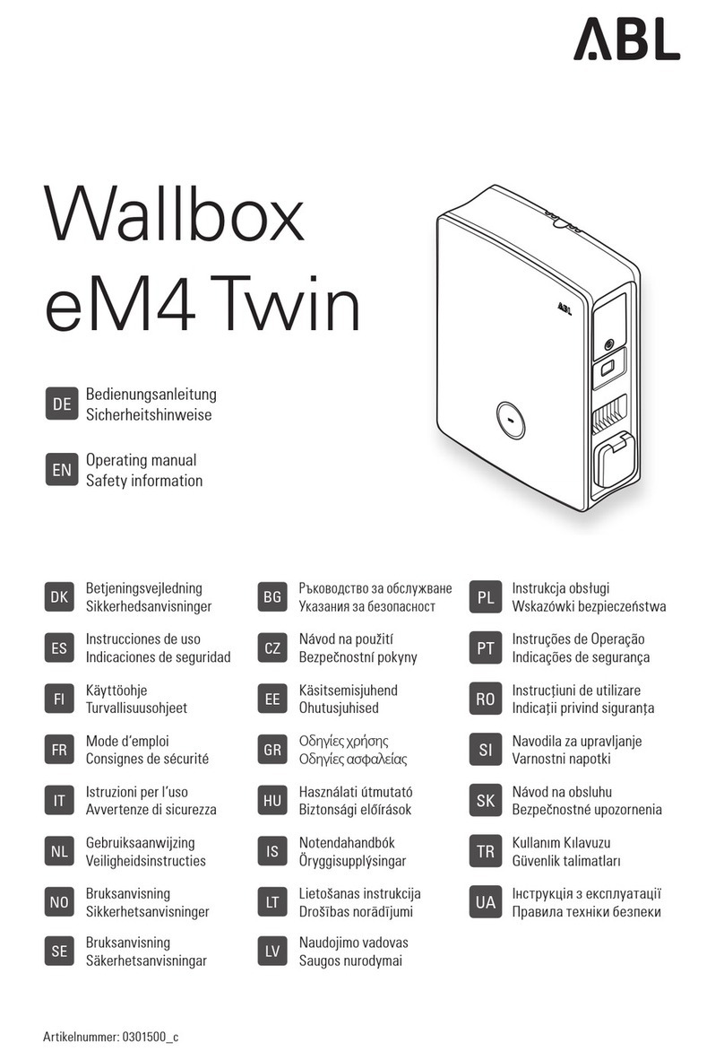ABL eM4 Twin Operating manual and safety instructions