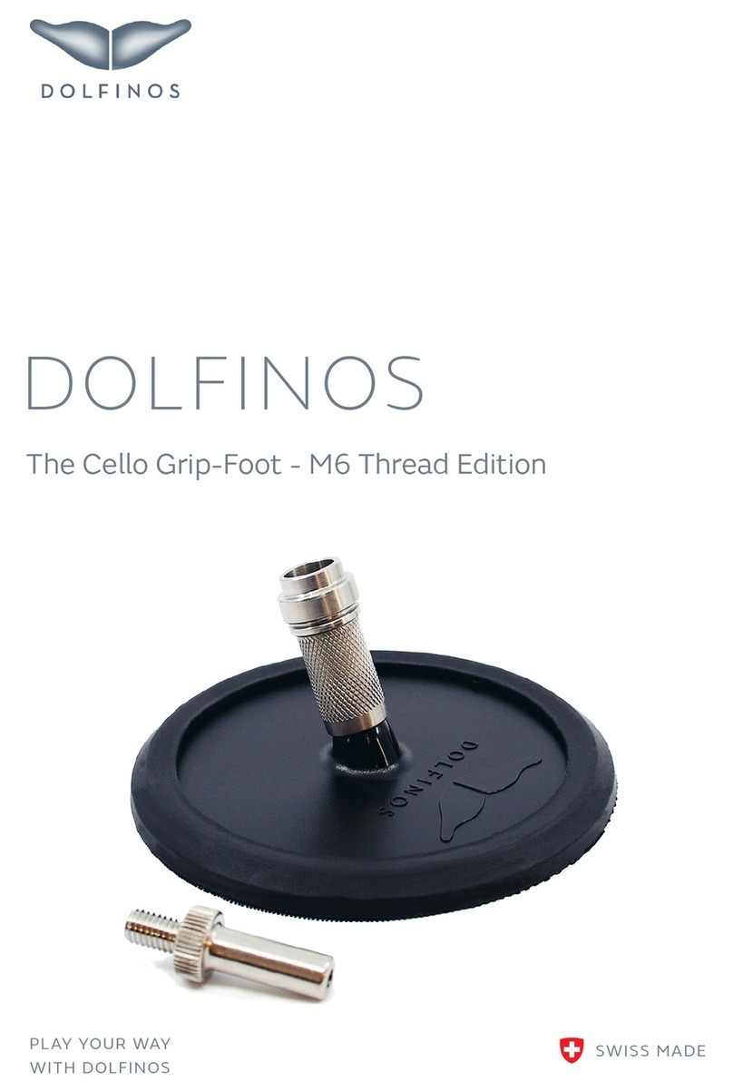 DOLFINOS The Cello Grip-Foot M6 Thread Edition User manual