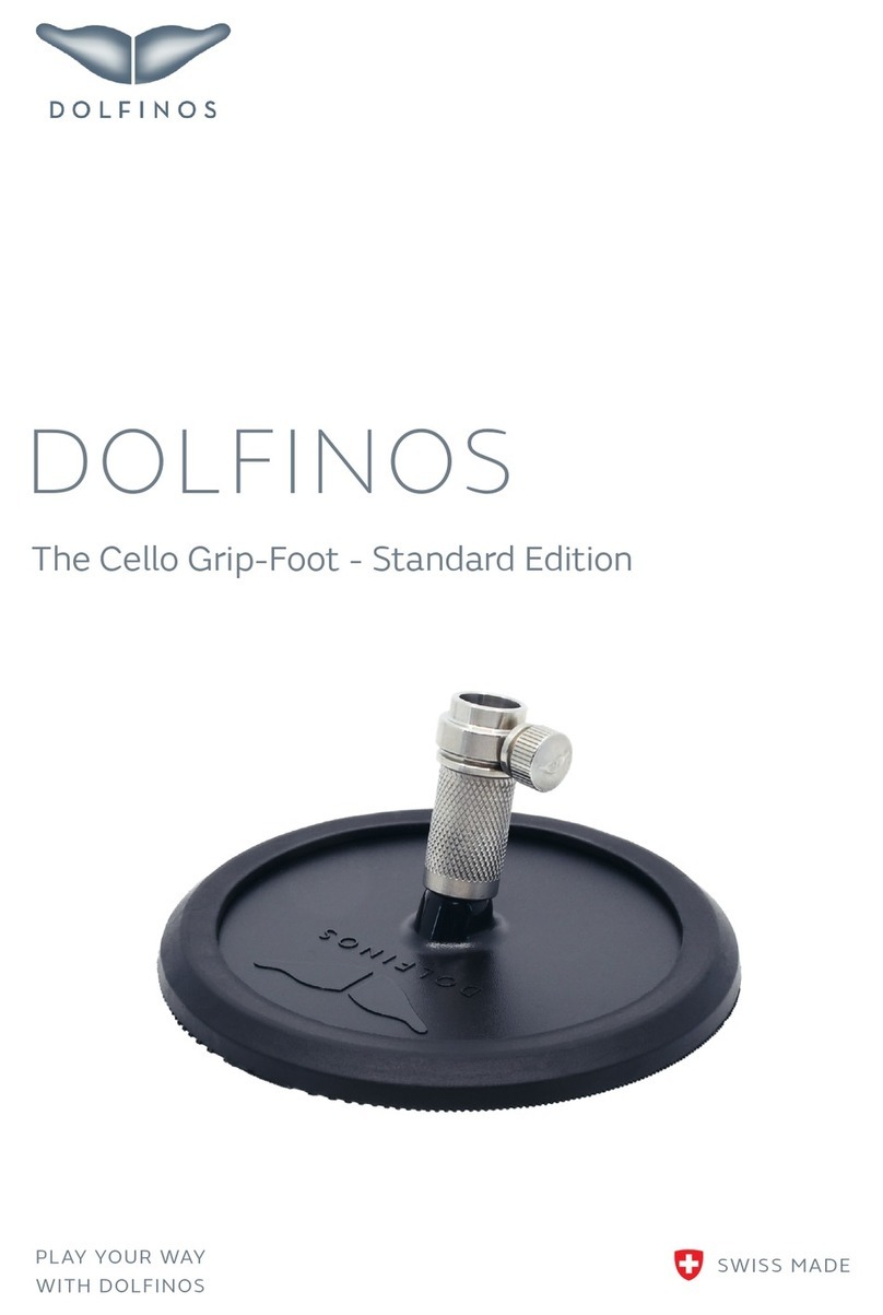 DOLFINOS The Cello Grip-Foot Standard Edition manual