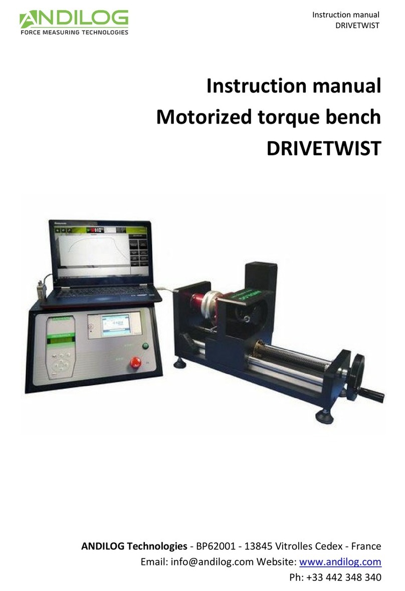 ANDILOG DRIVETWIST User manual