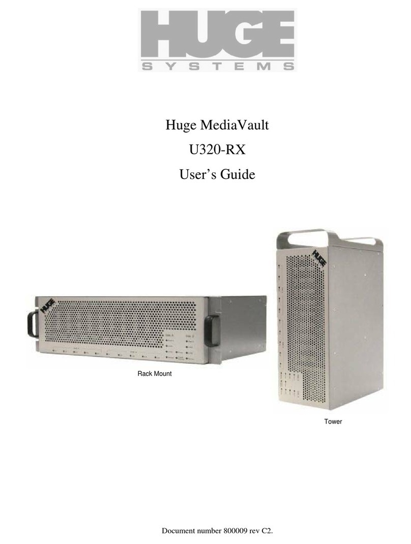 Huge Systems MediaVault U320-RX user guide