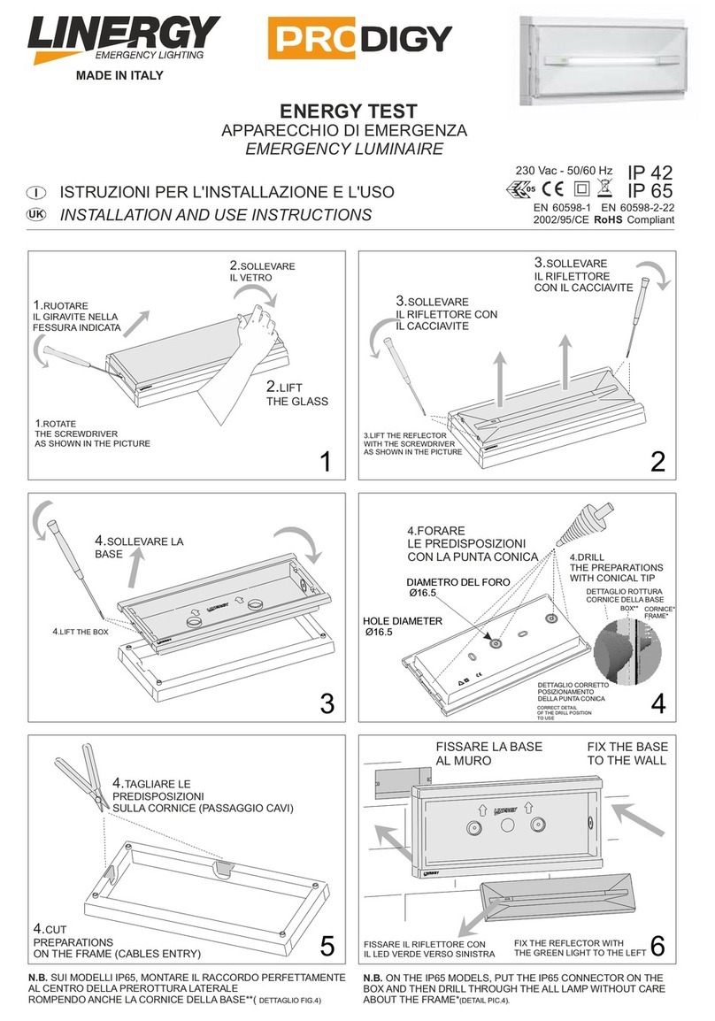 Linergy PRODIGY Quick start guide