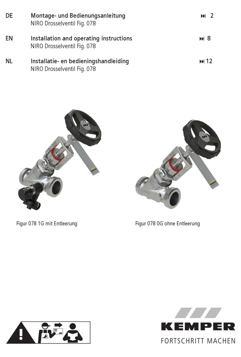 Kemper 078 1G User manual