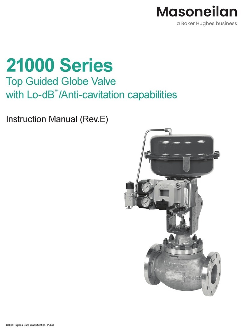 Baker Masoneilan 21000 Series instruction manual