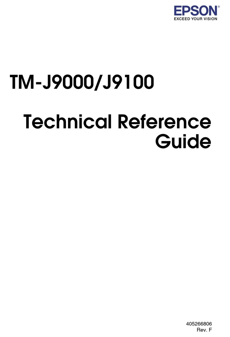 Epson TM-J9000 Series Use and care manual