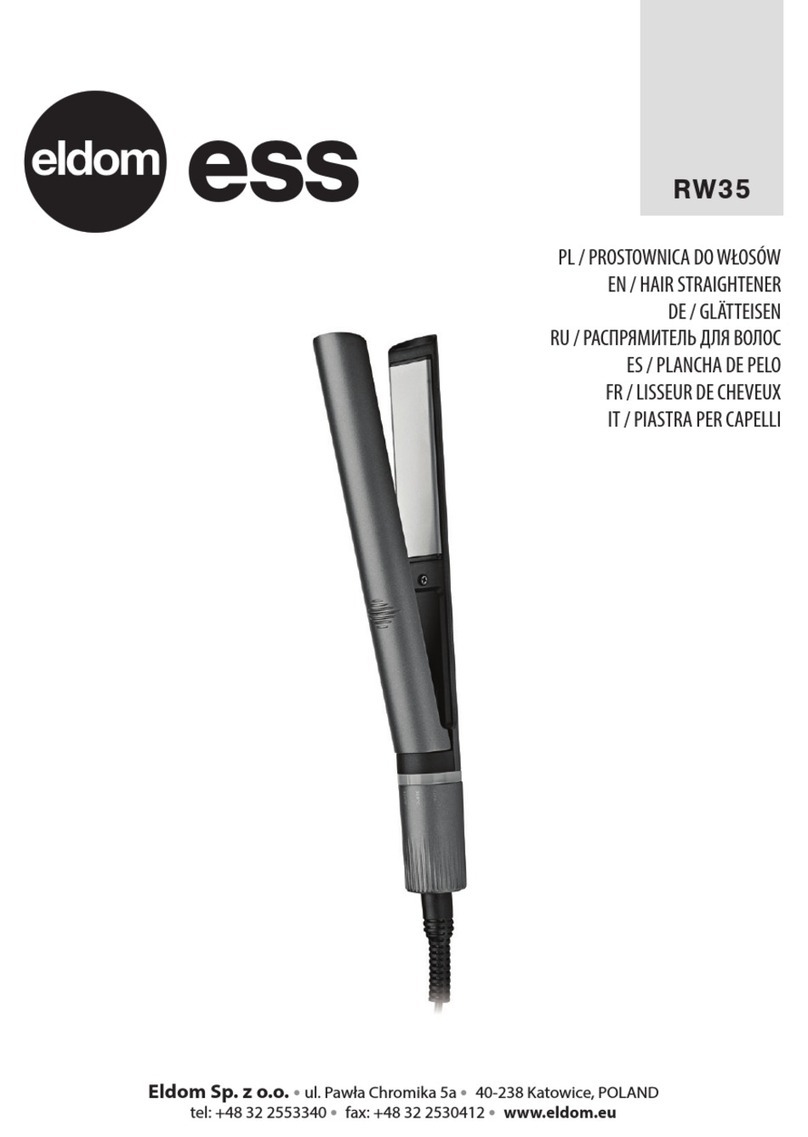 Eldom ess RW35 User manual