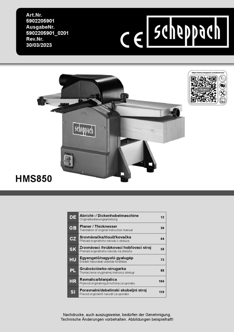 Scheppach HMS850 Instructions for use