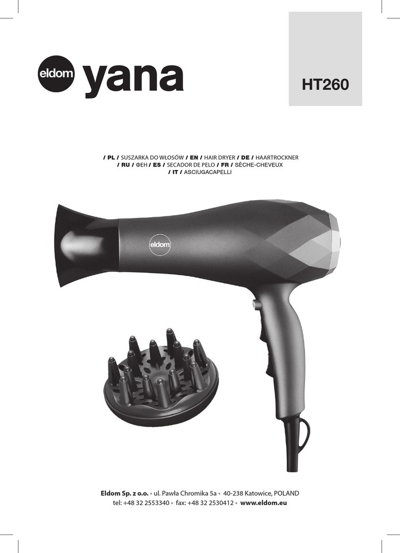Eldom yana HT260 User manual