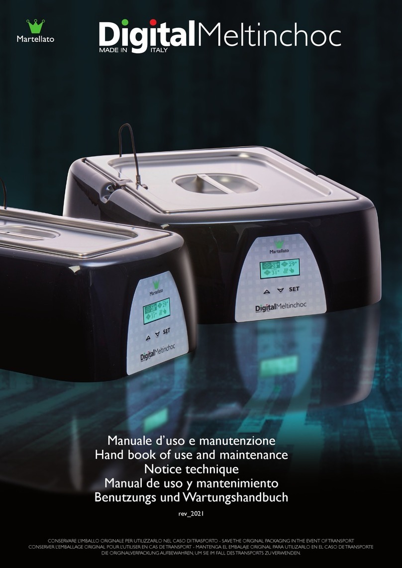 Martellato Digital Meltinchoc User guide