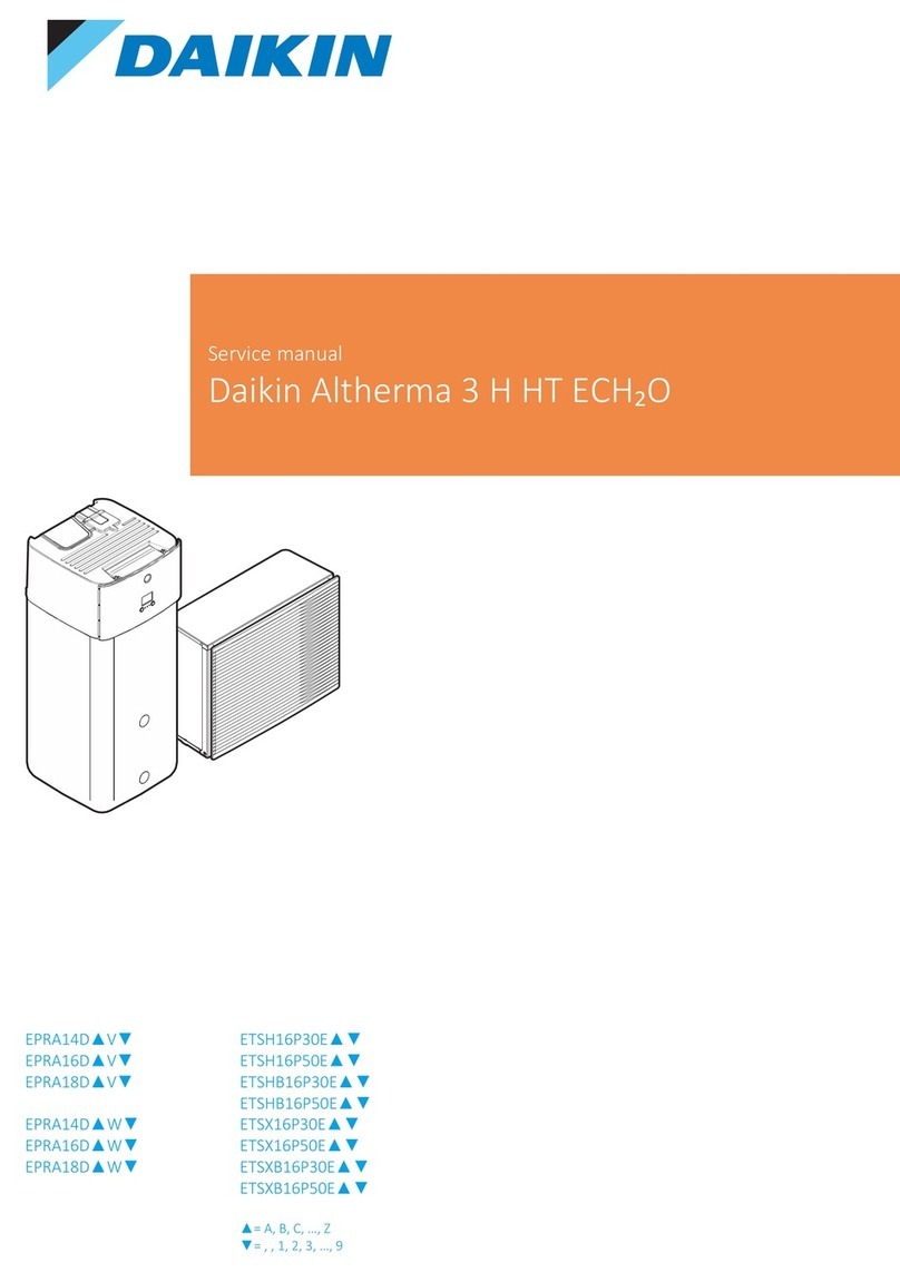 Daikin Altherma 3 H HT ECH2O Series Service manual