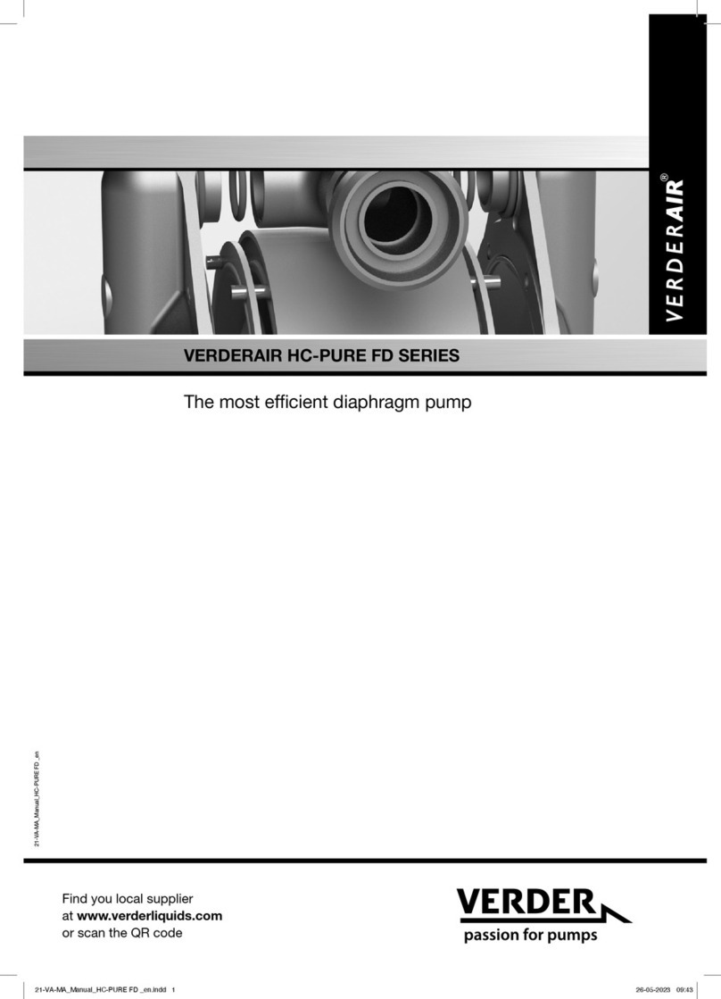 VERDER VERDERAIR HC-PURE FD Series manual