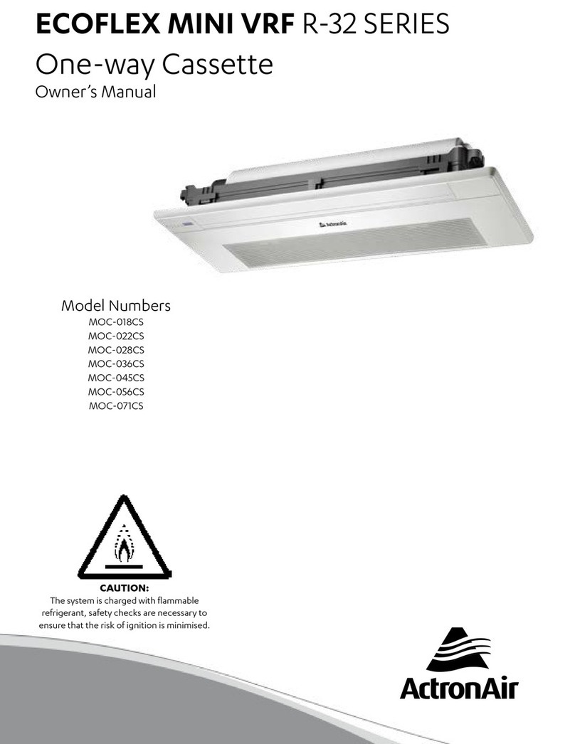 ActronAir ECOFLEX MINI VRF R-32 Series User manual