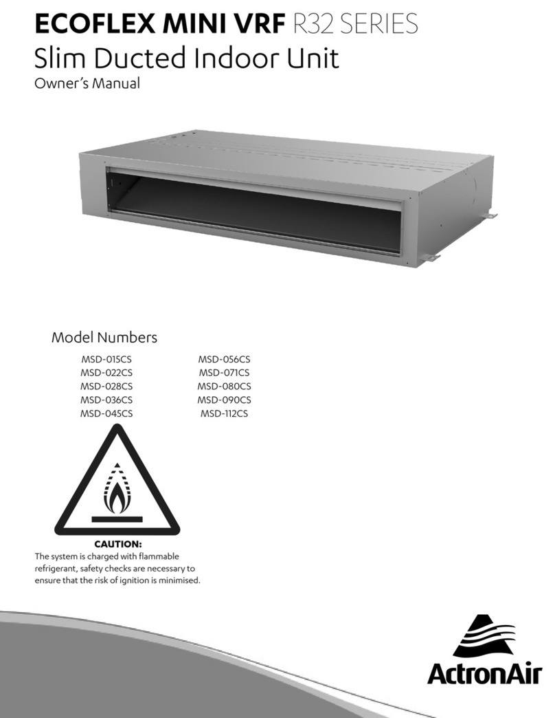 ActronAir ECOFLEX MINI VRF R-32 Series owner's manual
