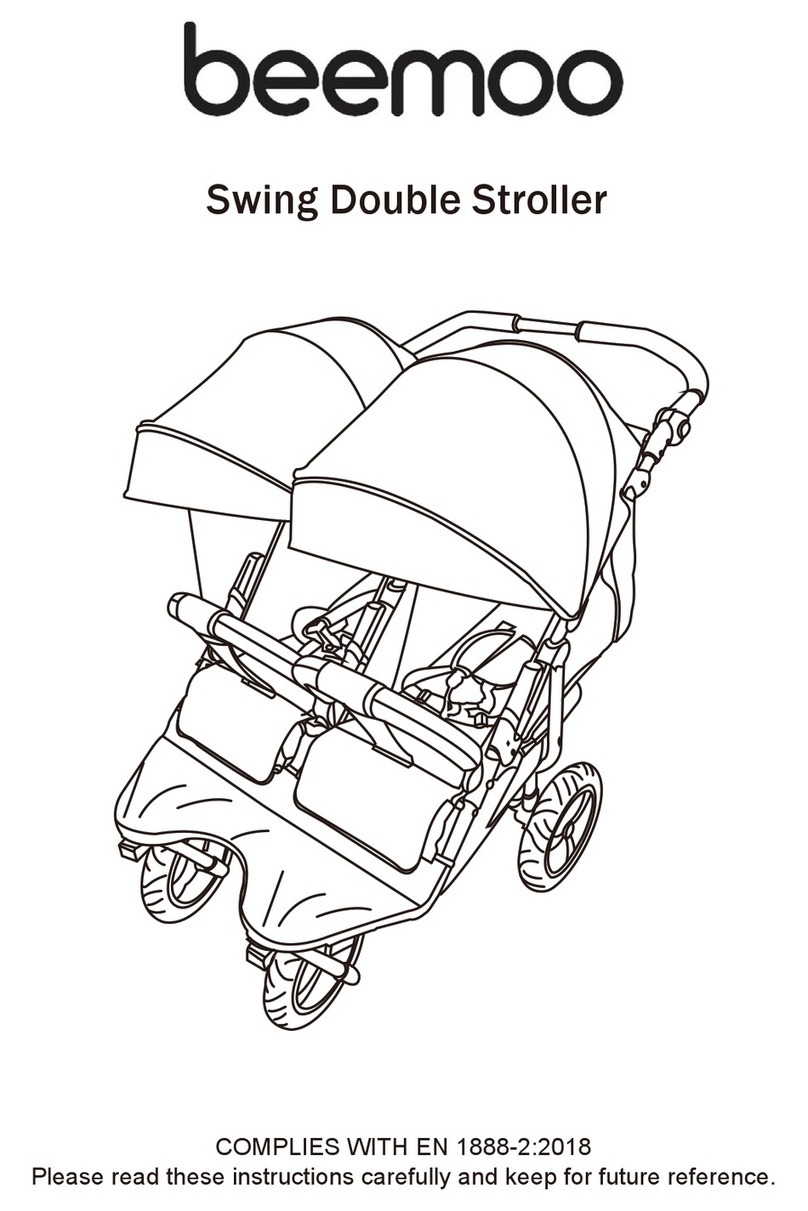 Beemoo Swing Double Stroller User manual