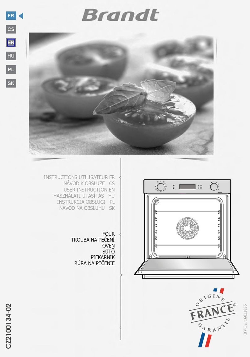 Brandt BOP7544B User instruction