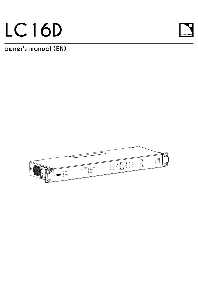 L-Acoustics LC16D owner's manual