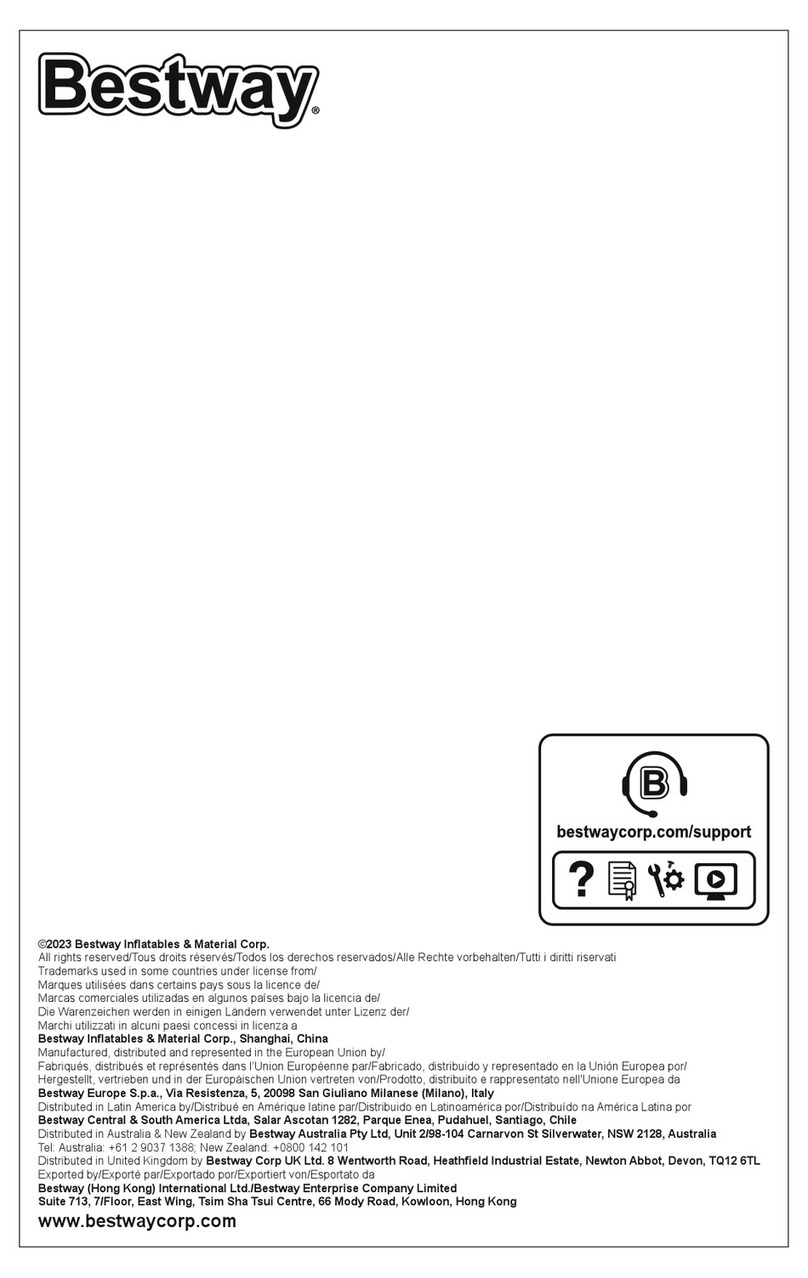 Bestway LAY-Z-SPA S100101 owner's manual