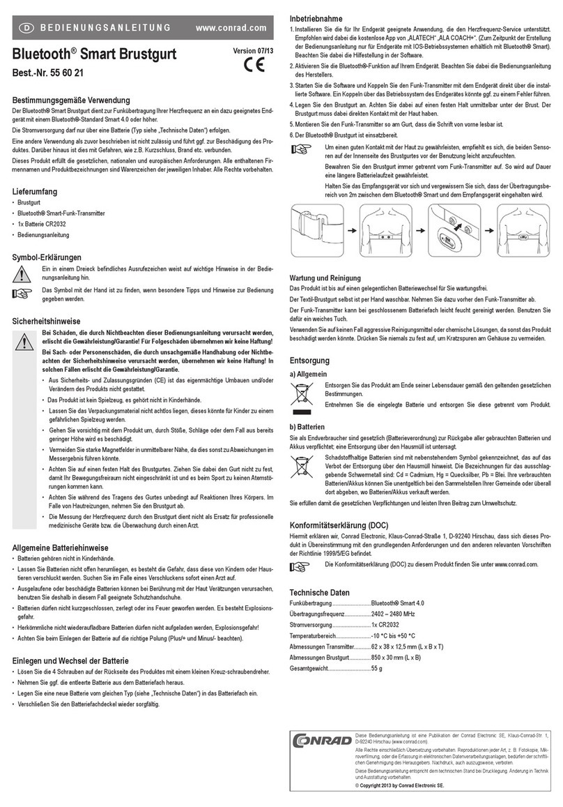 Conrad 55 60 21 operating instructions