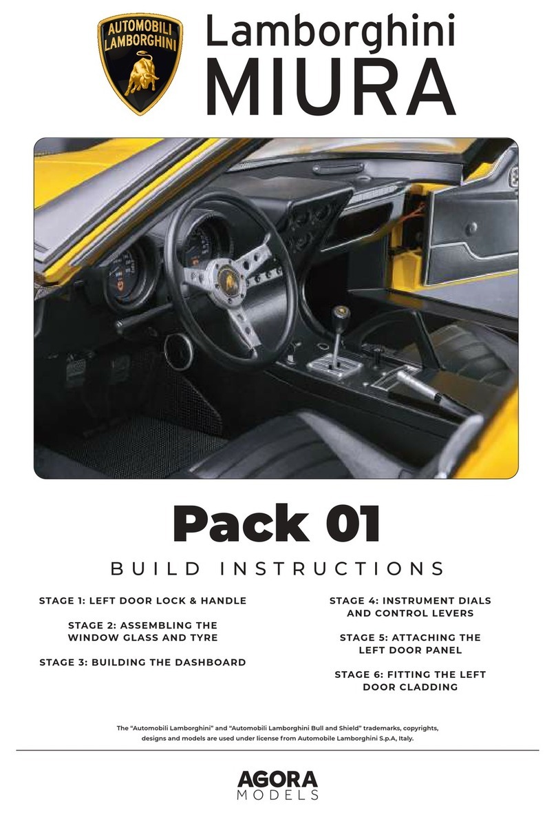 Agora Models LAMBORGHINI MIURA Pack 01 Build instructions