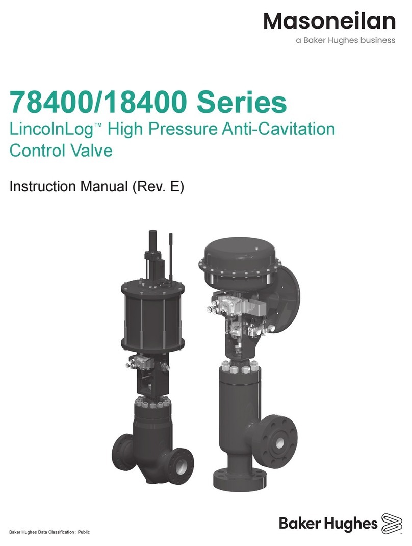 Baker Hughes Masoneilan LincolnLog 78400/18400 Series User manual