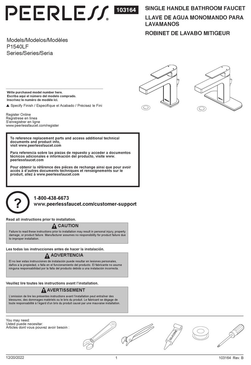 PEERLESS P1540LF Series User manual