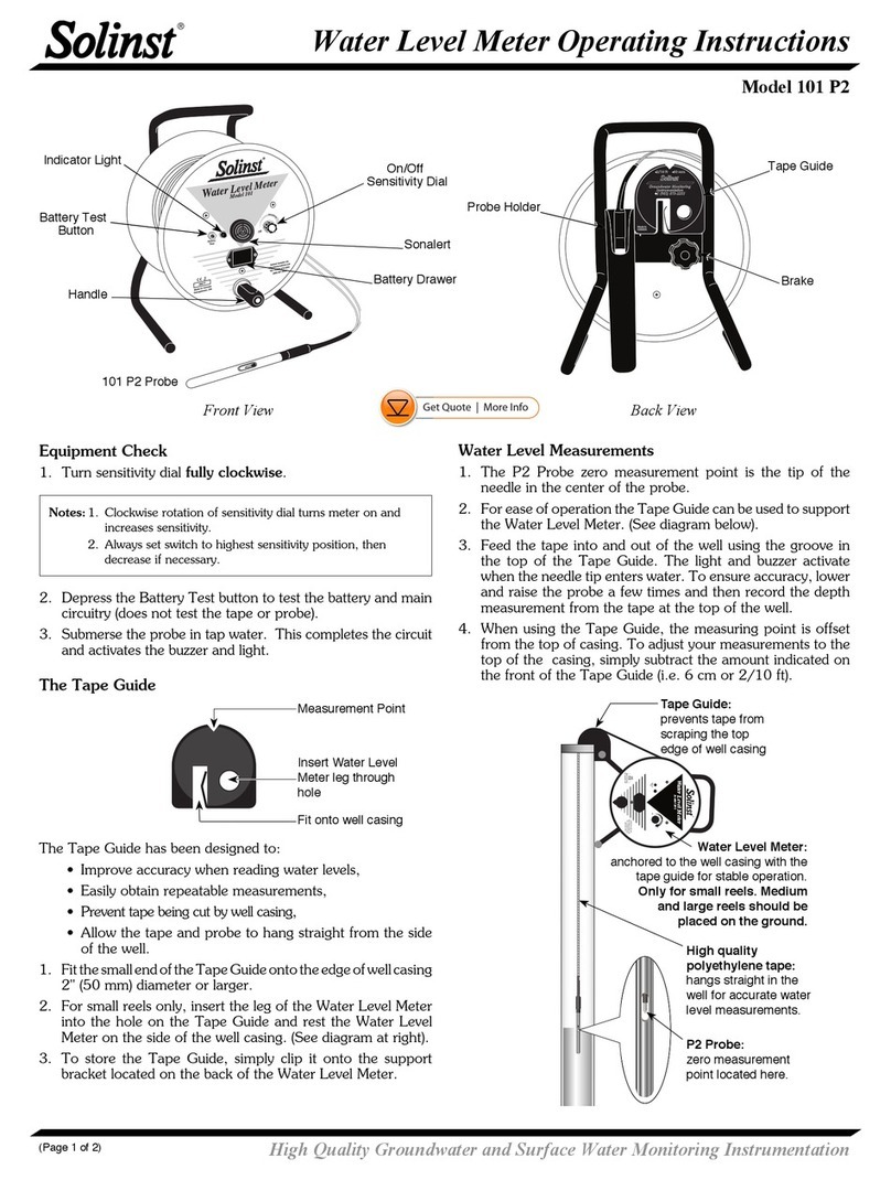 Solinst 101 P2 User manual