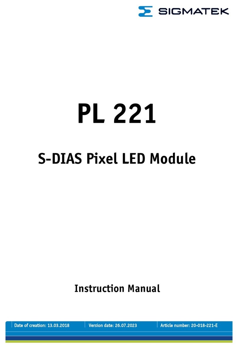 SIGMA TEK PL 221 instruction manual