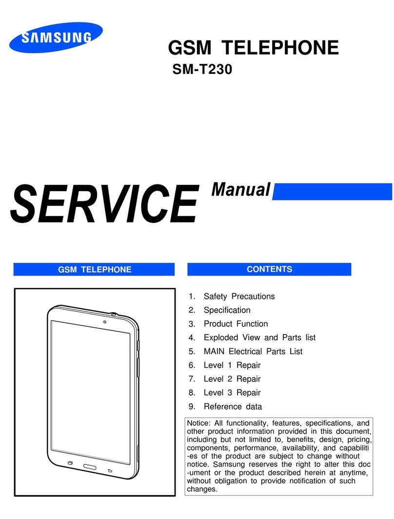 Samsung Galaxy TAB4 Service manual