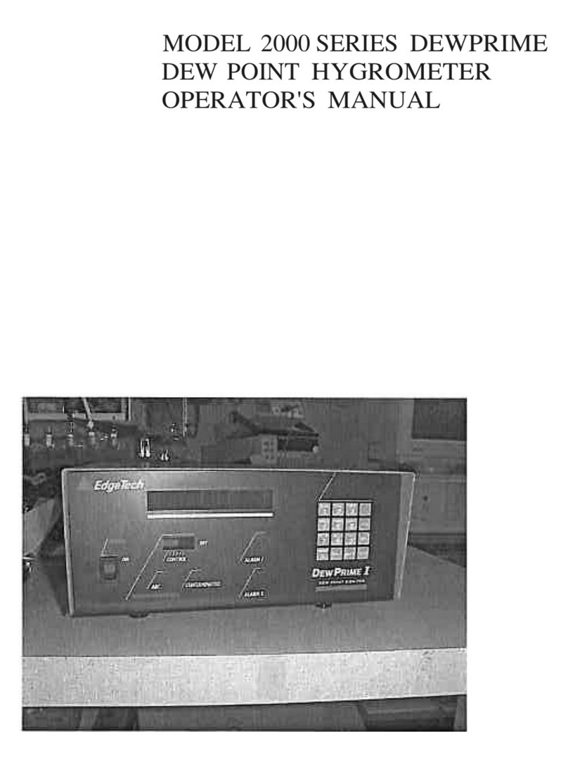 Edgetech 2000 Series Operator's manual Edgetech 2000 Series Operator's manual