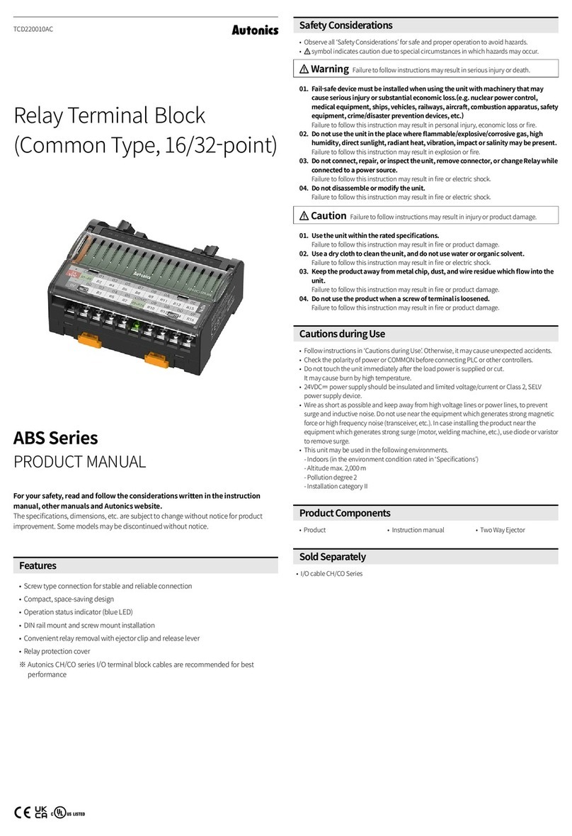 Autonics ABS Series product manual