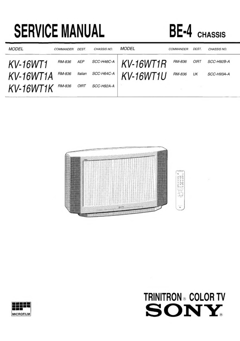 Sony TRINITRON KV-16WT1 User manual