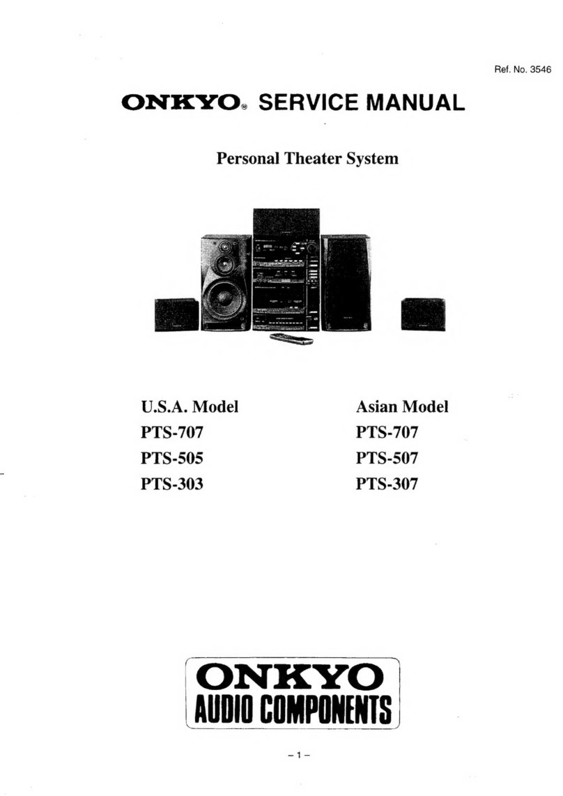 Onkyo PTS-707 User manual