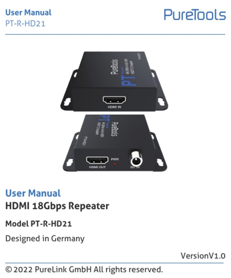 PureTools PT-R-HD21 user manual