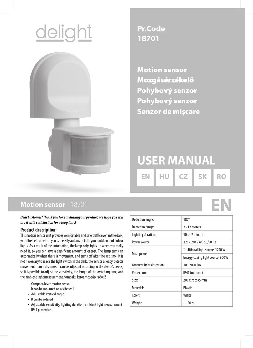 delight 18701 user manual